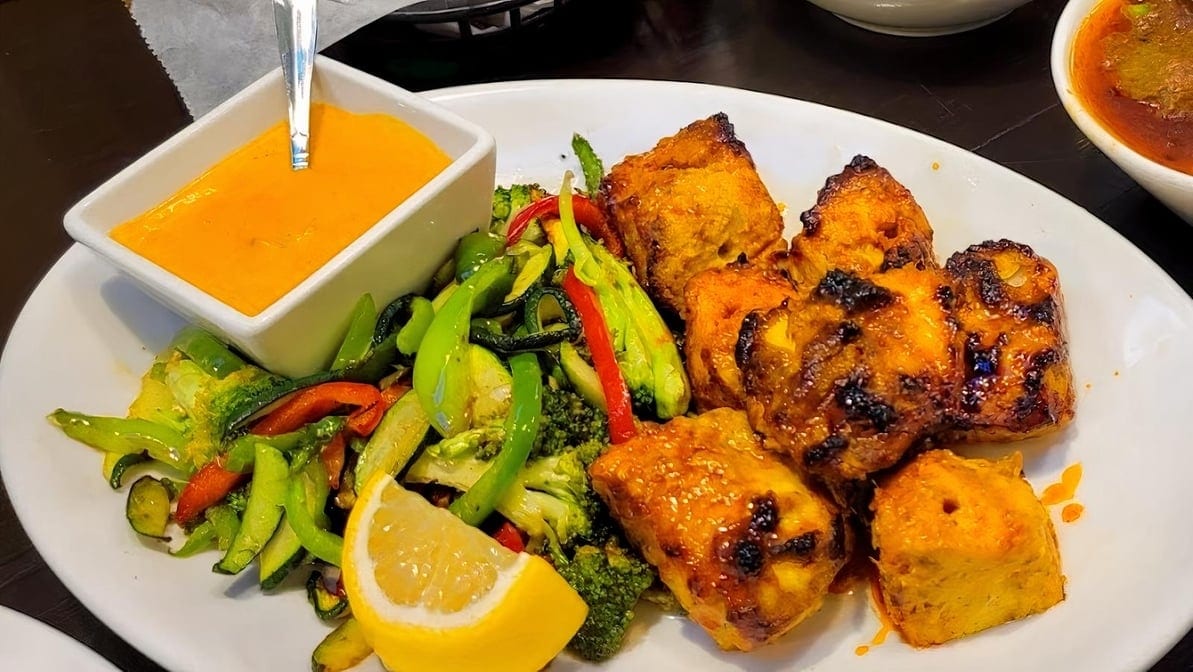 Chicken Tikka Kebab.