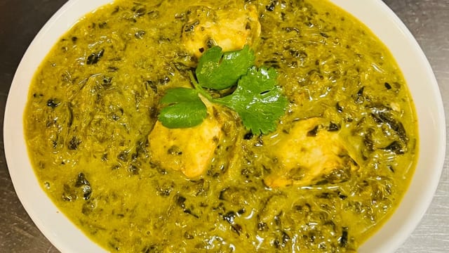 Saag Paneer.