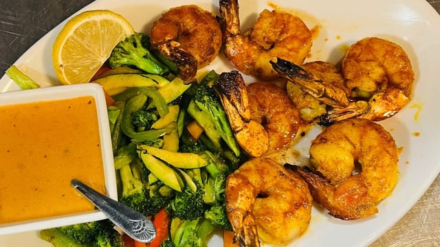 Shrimp Tandoori.