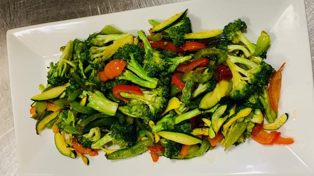 Sautee Veggies.