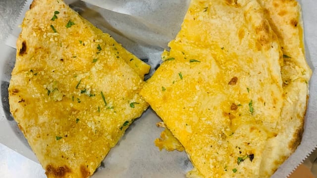 Garlic-Cheese Naan.