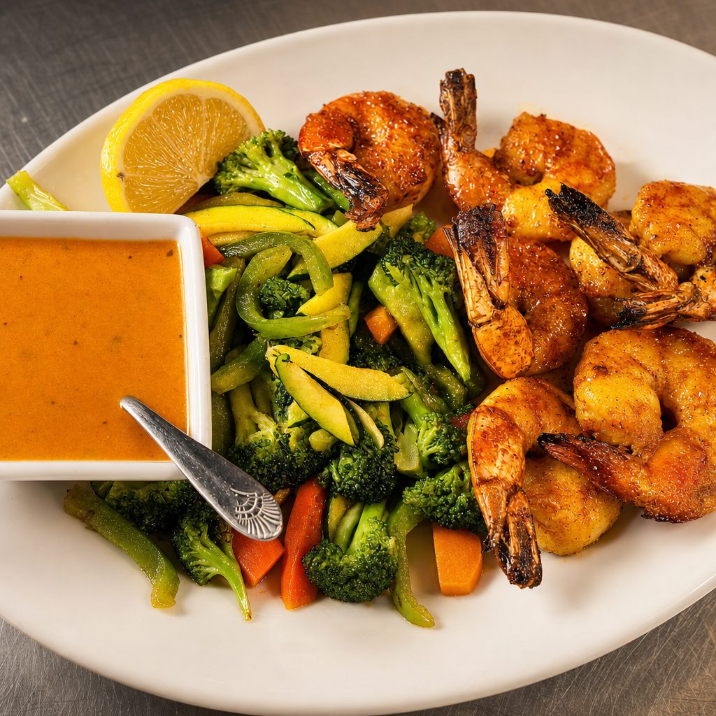 Shrimp Tandoori.